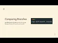 Comparing Changes Across Branches