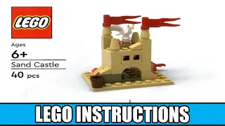 LEGO Instructions - Promotional - 6529730 - Sandcastle - LEGO brand stores