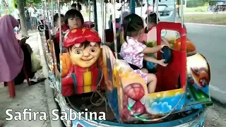 Naik odong-odong kereta api