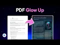 How to make PDFs look BEAUTIFUL with AI