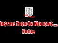 How to install tasm on Windows 11
