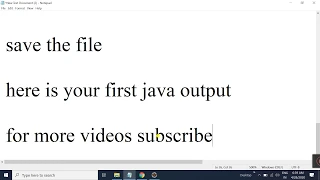 WRITE YOUR FIRST JAVA PROGRAM IN 5 MINUTES