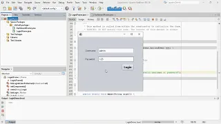 How to Create Simple Login Form Using Java Netbeans Netbeans Java Tutorial