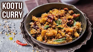 Kootu Curry Recipe How To Make Kootu Curry Yam And Plantain Curry Sadya Special Varun 