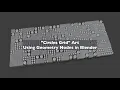 LIVENODING Geometry Nodes Grid Circles Art Using Collection Instancing