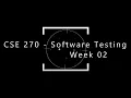 CSE 270 - Week 2 Assignment Overview