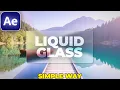 How to Create APPLE LIQUID GLASS in After Effects