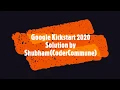 Google Kick Start 2020 Round A Solution in Python Part 1 Allocation