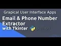 Email Extractor Software With Tkinter and Python 2019