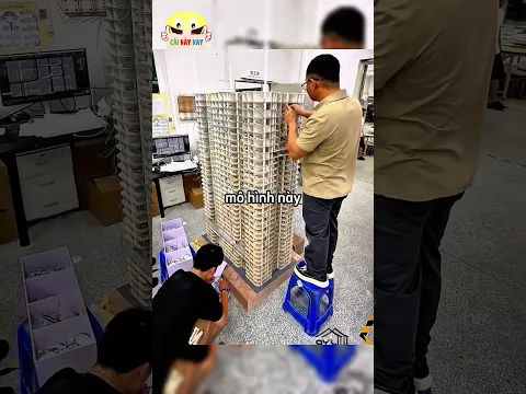 Kiến trúc của tòa nhà mô hình thu nhỏ🤩🤩😳😱 #shortsvideo #shorts