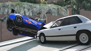 BeamNG.Drive – Truck, Police Cars , Realistic Physics and Destruction Car crash compilation #17