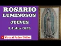 Download Lagu Rosario de hoy Jueves 3 Julio 2025. MISTERIOS LUMINOSOS. Padre Didier