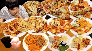 1만원대 피자 파스타 무한리필.. 10접시 40조각 털고 치킨 떡볶이 팥빙수 아스크림..