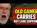 League of Legends Ranked Solo Queue 2025 Gameplay Old Gamer Carries Bot Lane as Support