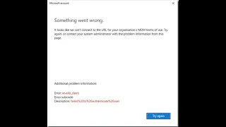 Problems Azure AD joining MDM URL Error