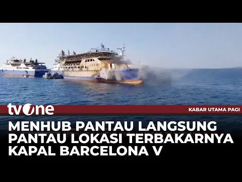 KNKT Masih Selidiki Penyebab Kebakaran Kapal Barcelona V