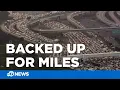 Bay Area traffic backed up for miles