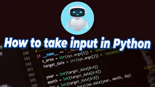Introduction to Python programming How to use input function in Python
