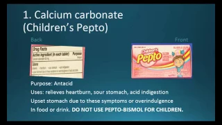 1 Calcium Carbonate Children s Pepto - Which antacid works best