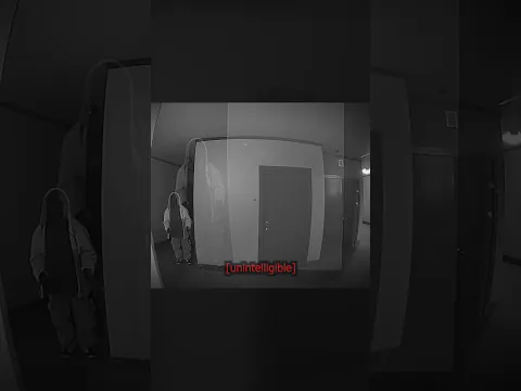 Her doorbell camera caught him