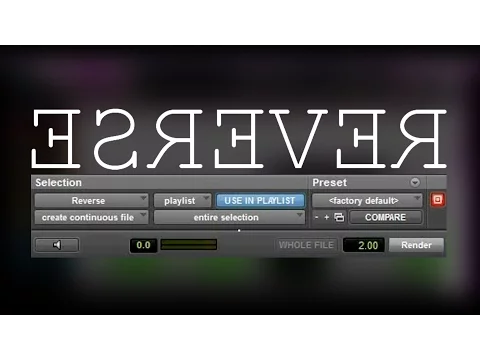 Download MP3 How to REVERSE Audio in Pro Tools