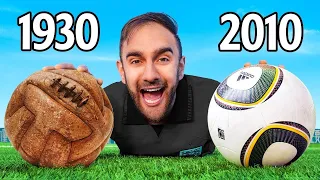 i used every world cup football 1930 2022 
