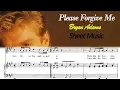 Please Forgive Me by Bryan Adams Sheet Music HQ 720PX