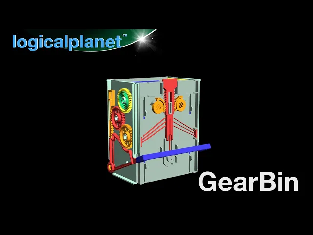 GearBin – Mini Mechanized Trash Bin video thumbnail