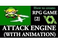Game Maker RPG Game - Part 2 Attack with animations