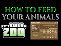 HOW TO FEED ANIMALS - Lets Build A Zoo Tutorial Guide Tips