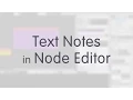 Text Notes in Node Editor - Generic Note Addon