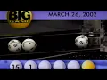 Georgia Lottery The Big Game Drawing March 26th 2002