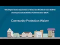 DDA Waivers Community Protection