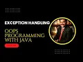 Java Exception Handling OOPS Programming with Java SNS Institutions