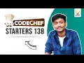 Codechef Starters 138 Div 3 Rated Solutions Smart Interviews