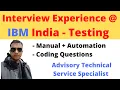 I clear IBM Interview Automation Testing Questions Asked and Technical Rounds Salary Negotiation
