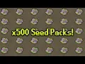 Loot From 500 Seed Packs Hard Contracts Osrs