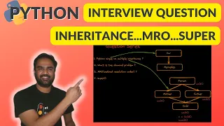 Python Interview Question MRO Multiple Inheritance Super