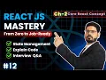 React JS Mastery Ch 2 State Management In Class Component Core React Concept Techeducoder