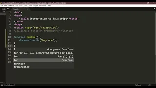 JAVASCRIPT BEGINNER TUTORIAL 10 HOW TO CALL A FUNCTION FROM ANOTHER FUNCTION