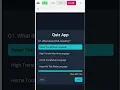 Quiz App using HTML CSS JavaScript Full Project