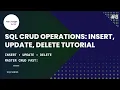 CRUD Operations INSERT UPDATE DELETE