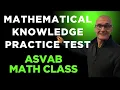 ASVAB Math Knowledge Practice Test
