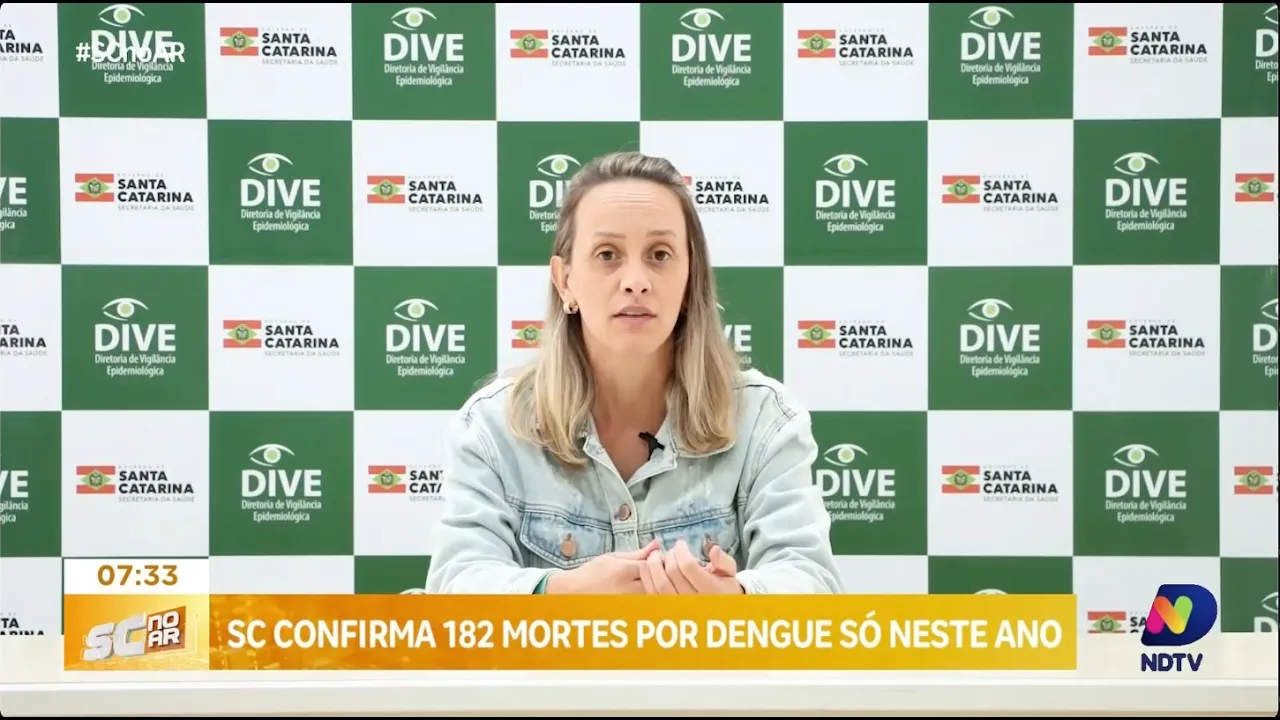 SC confirma 182 mortes por dengue só neste ano: situação preocupa Vigilância Epidemiológica