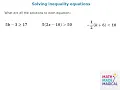 How to Solve Inequality Equations Algebra Made Easy