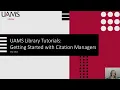 Getting Started with Citation