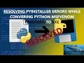 Pyinstaller error - ImportError No module named for msfvenom payload AND MUCH MORE -RESOLVED