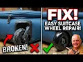 Broken Luggage Wheels Do This Instead of Buying New
