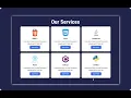 Responsive Service Box Using Grid Layout