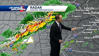 LIVE Storms Moving Into the Area